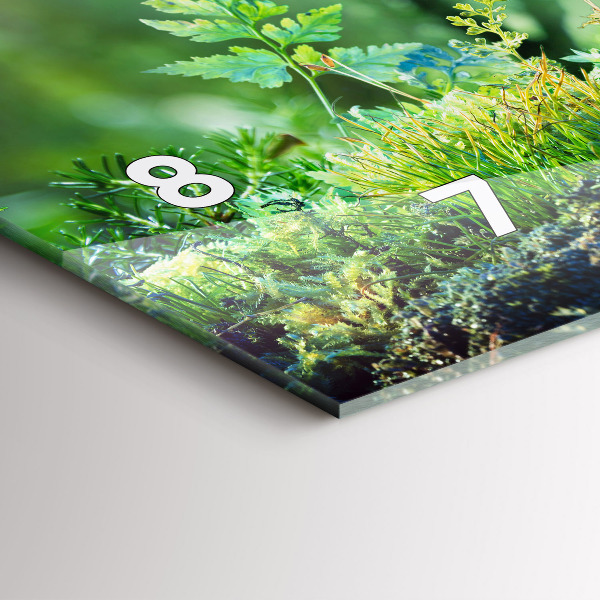 Horizontal wall clock Globe