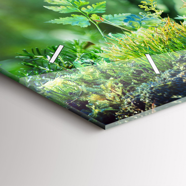 Horizontal wall clock Globe