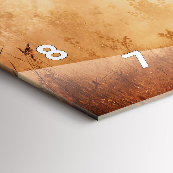 Horizontal wall clock United States Marines