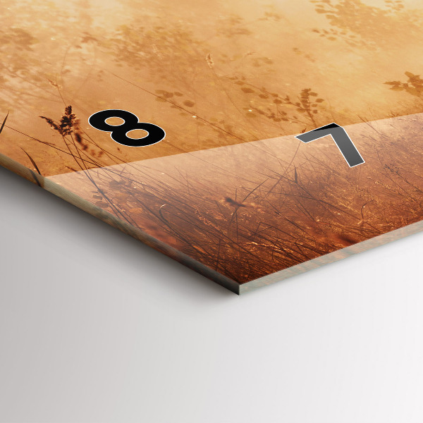 Horizontal wall clock United States Marines