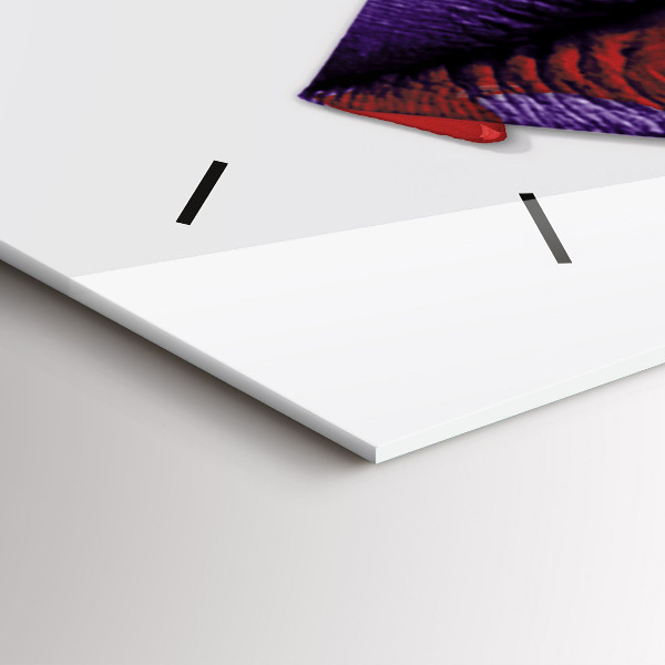 Horizontal wall clock Surrealist collage