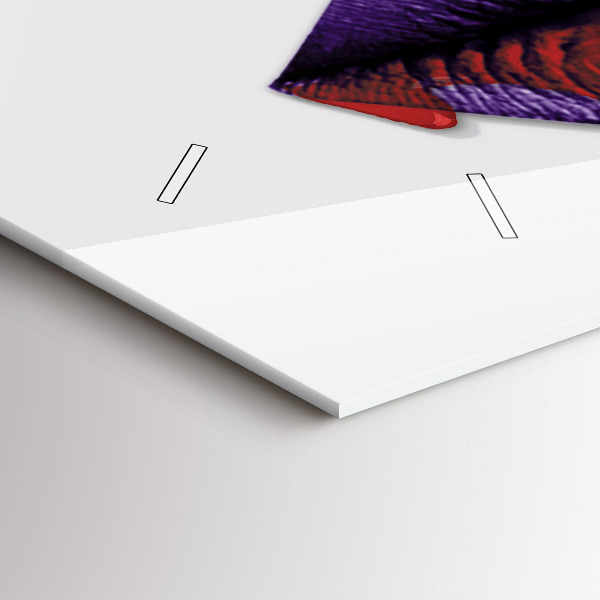 Horizontal wall clock Surrealist collage