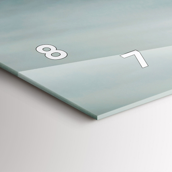 Horizontal wall clock Motor Style Adrenaline