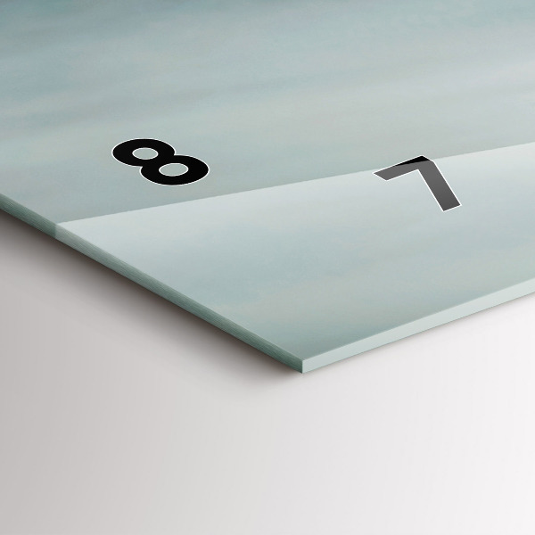 Horizontal wall clock Motor Style Adrenaline