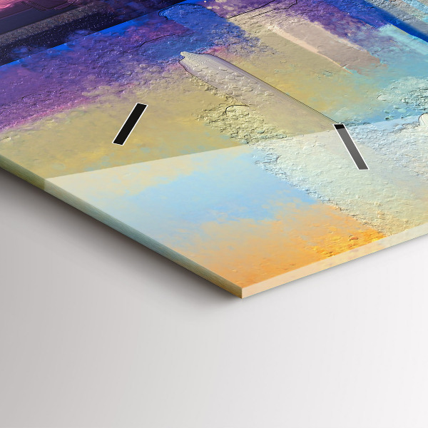 Horizontal wall clock Seascape