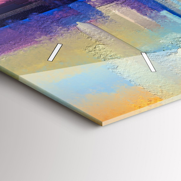 Horizontal wall clock Seascape