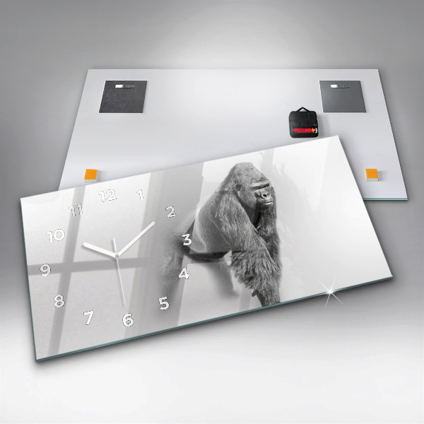 Horizontal wall clock Animal Art Collection