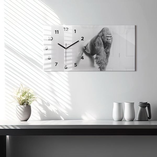 Horizontal wall clock Animal Art Collection
