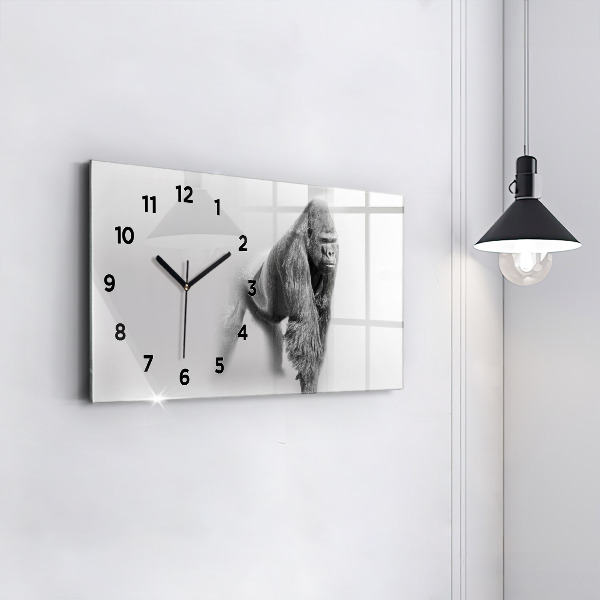 Horizontal wall clock Animal Art Collection