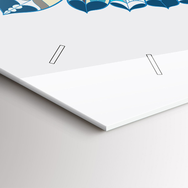 Horizontal wall clock Owl in flight