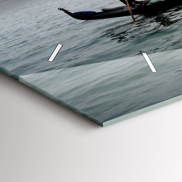 Horizontal wall clock Venice Gondola