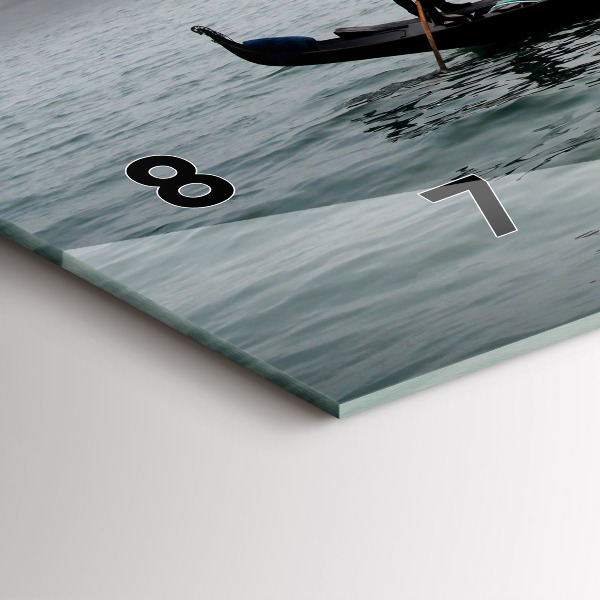 Horizontal wall clock Venice Gondola