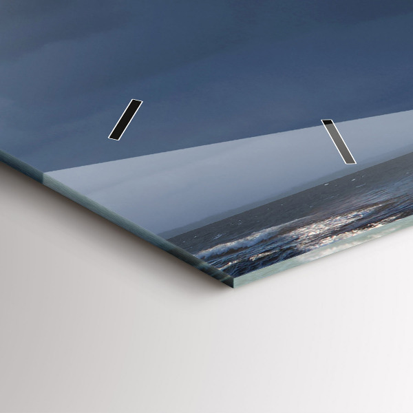 Horizontal wall clock Lighthouse