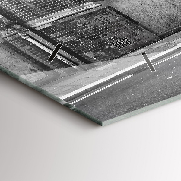 Horizontal wall clock Red double-decker bus