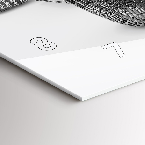 Horizontal wall clock F1 car design