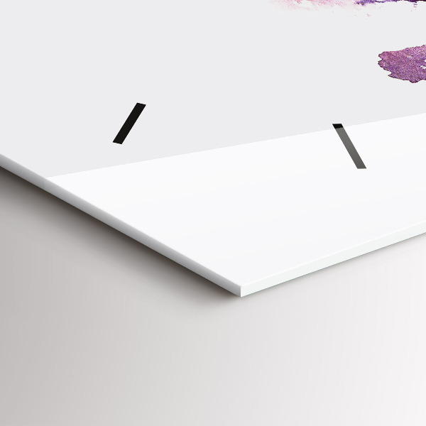 Horizontal wall clock Tropical Landscape