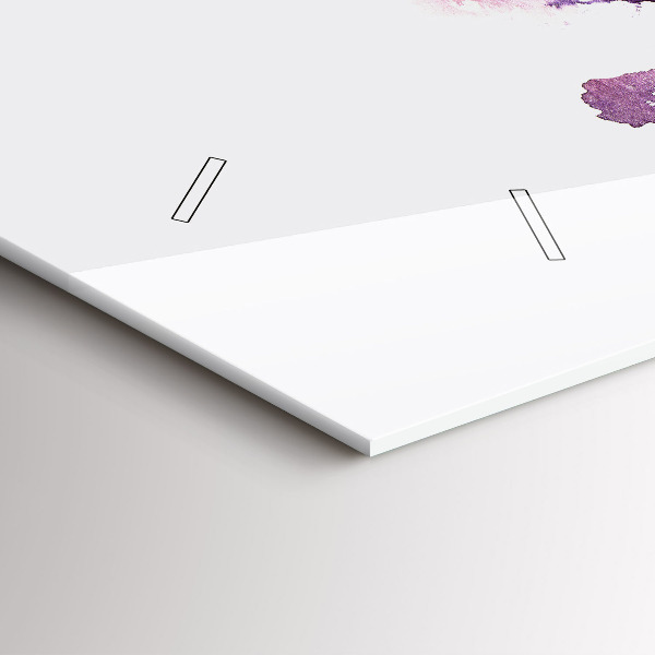 Horizontal wall clock Tropical Landscape