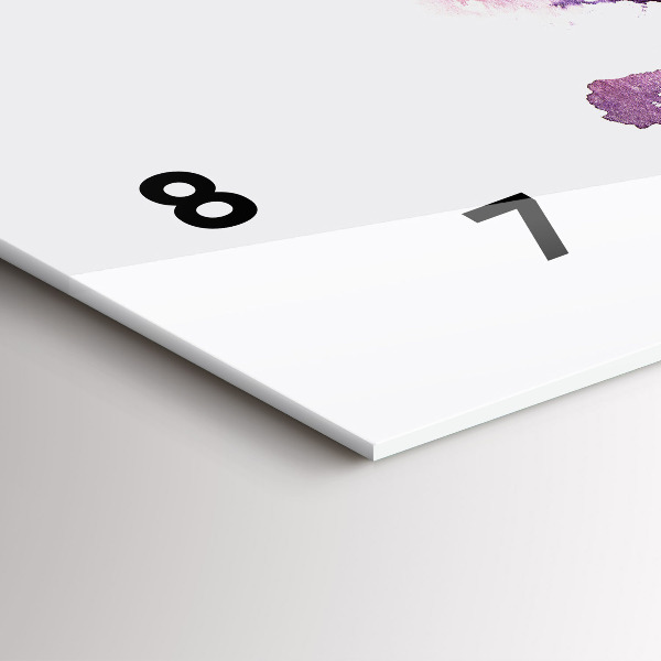 Horizontal wall clock Tropical Landscape