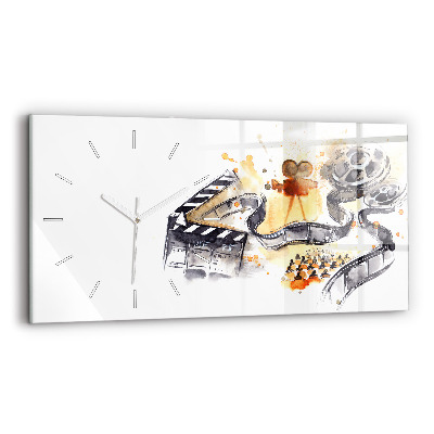 Horizontal wall clock Cinematography camera