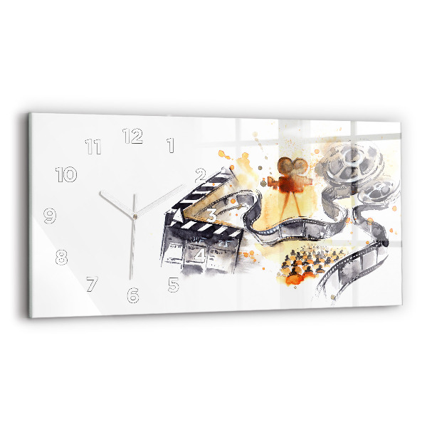 Horizontal wall clock Cinematography camera