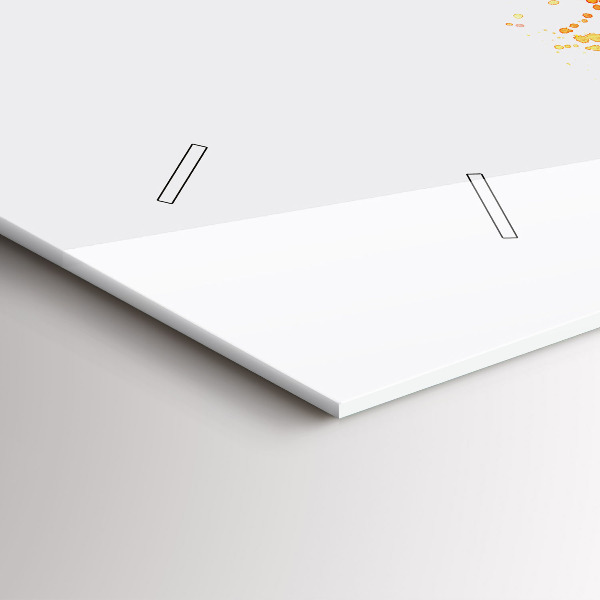 Horizontal wall clock Painted bike