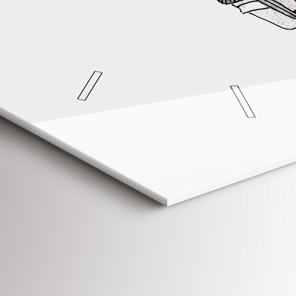 Horizontal wall clock Puppet People