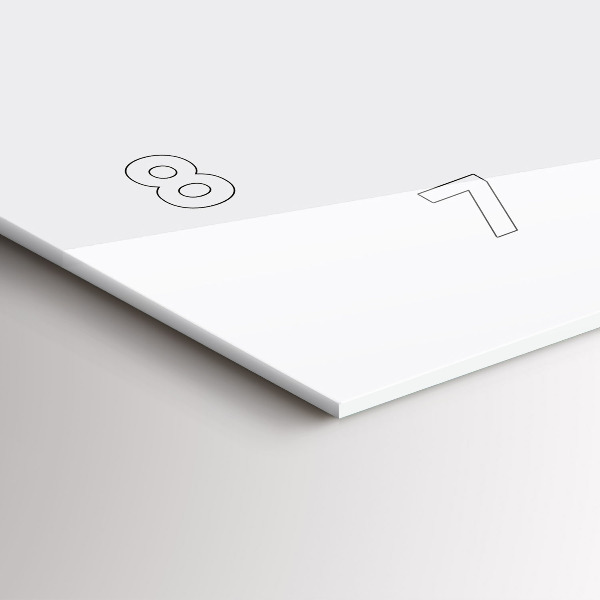 Horizontal wall clock Skier