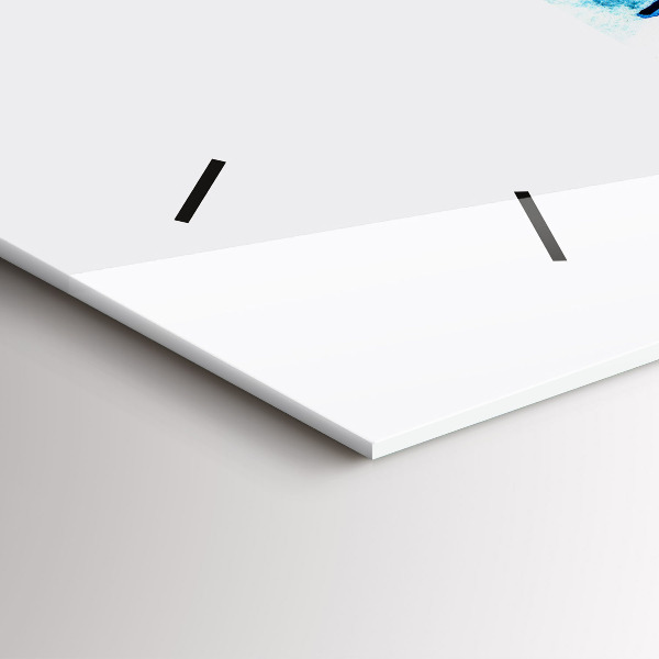 Horizontal wall clock Surfboard