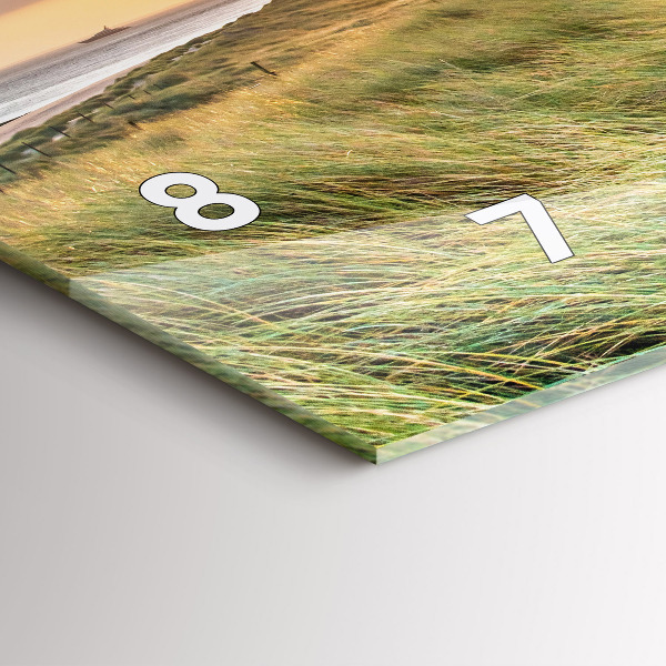 Horizontal wall clock Lighthouse