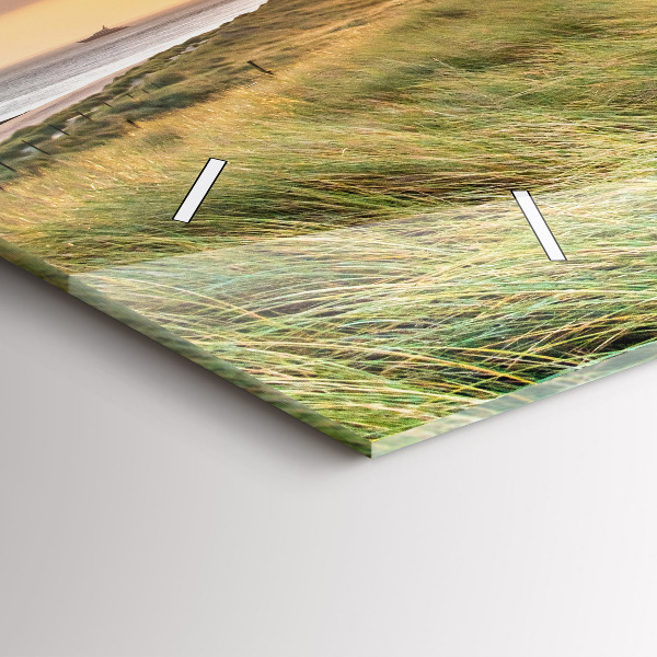 Horizontal wall clock Lighthouse