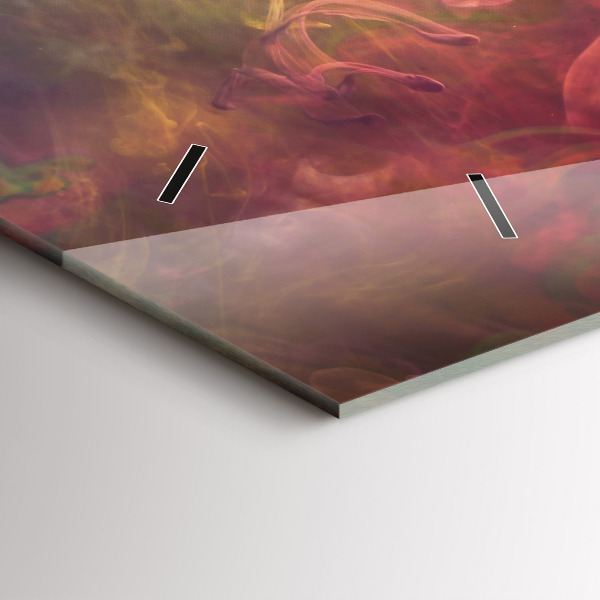 Horizontal wall clock Portrait of a woman