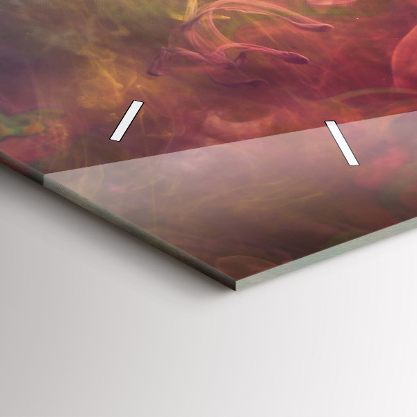 Horizontal wall clock Portrait of a woman