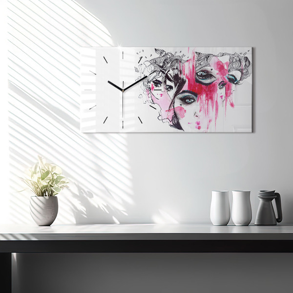 Horizontal wall clock Many Faces of Abstraction