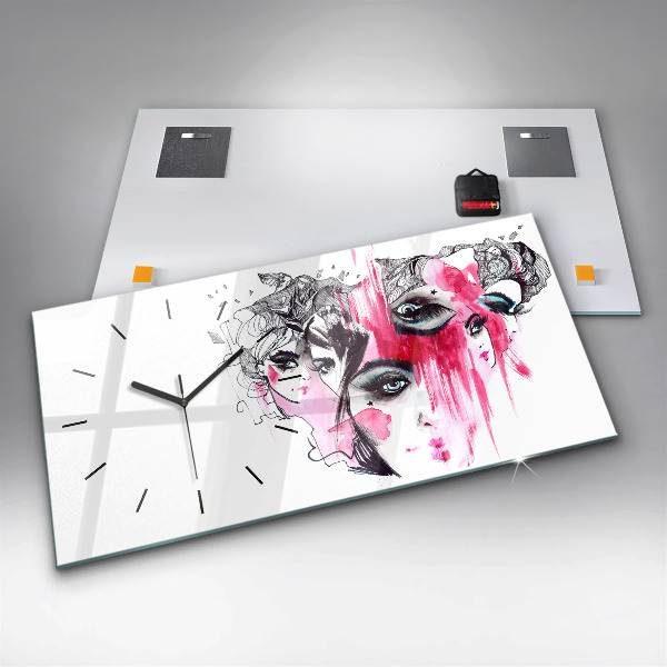 Horizontal wall clock Many Faces of Abstraction