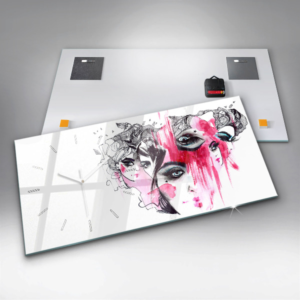 Horizontal wall clock Many Faces of Abstraction