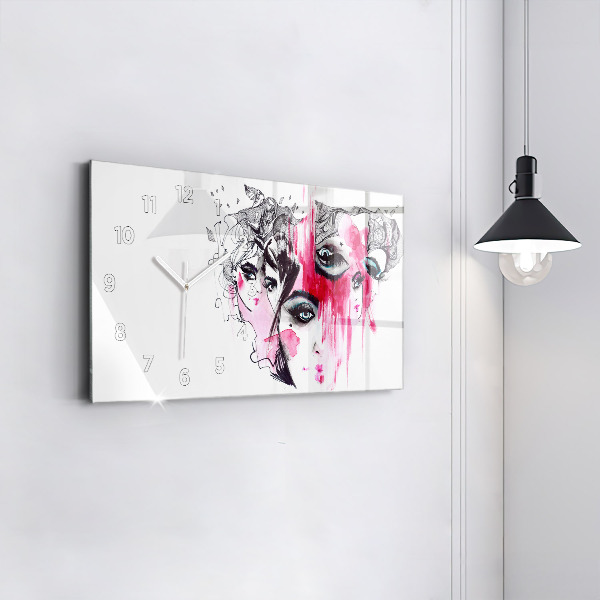 Horizontal wall clock Many Faces of Abstraction