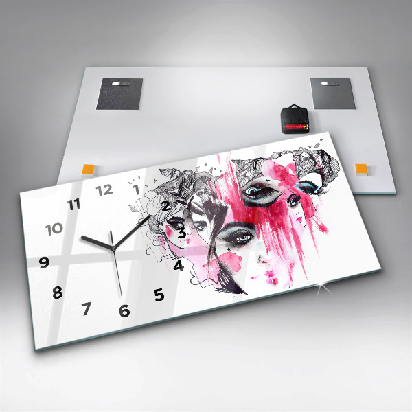 Horizontal wall clock Many Faces of Abstraction