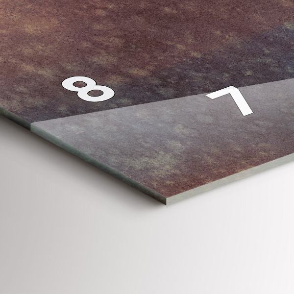 Horizontal wall clock woman with umbrella