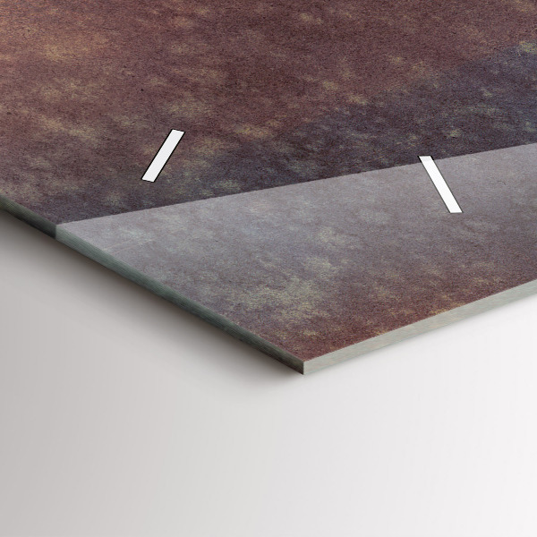 Horizontal wall clock woman with umbrella