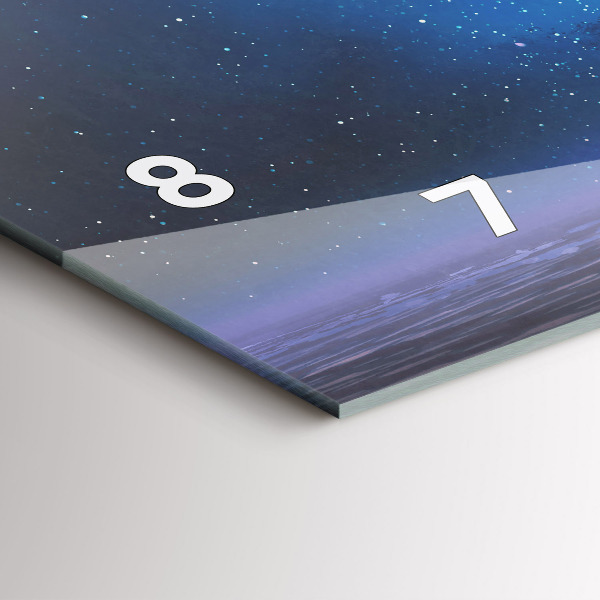 Horizontal wall clock Fantasy Sailing Ship