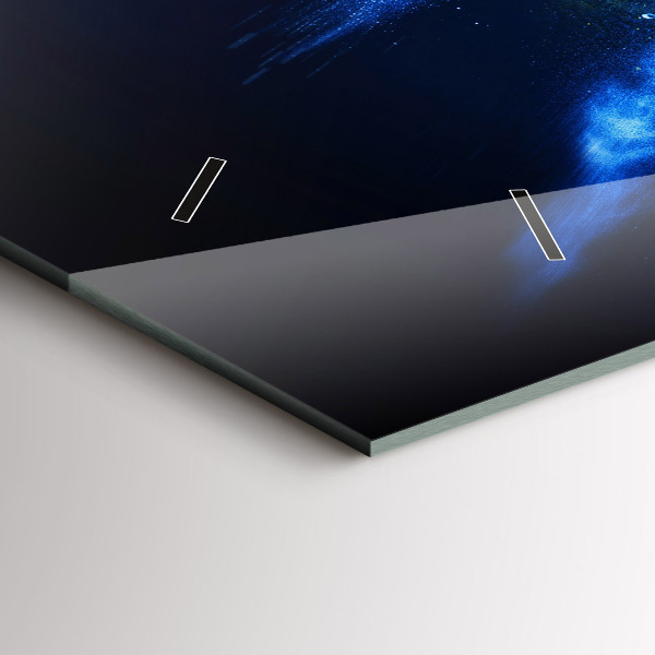 Horizontal wall clock Colorful Parrot