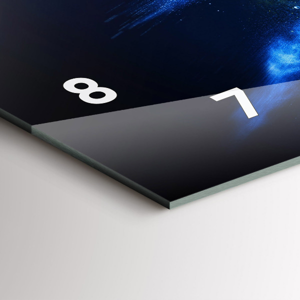 Horizontal wall clock Colorful Parrot