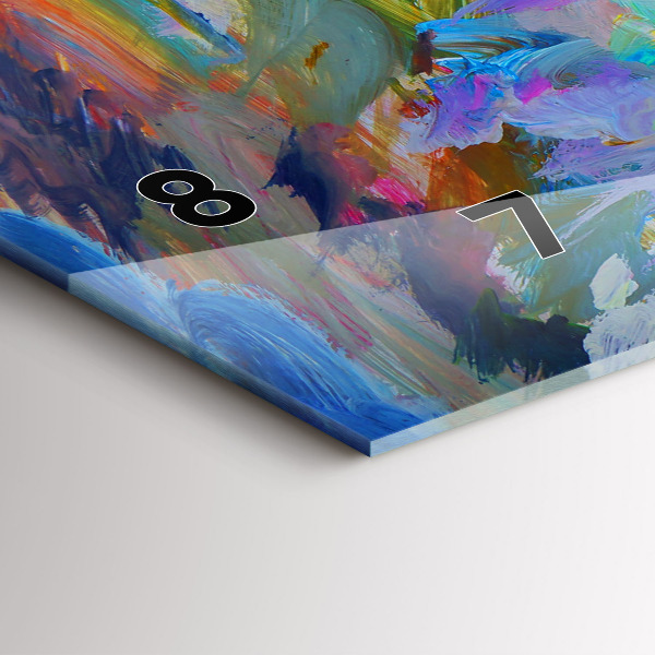 Horizontal wall clock Painted Ballerina