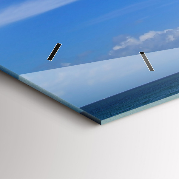 Horizontal wall clock Lighthouse