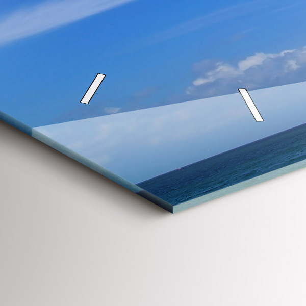 Horizontal wall clock Lighthouse