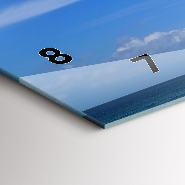 Horizontal wall clock Lighthouse