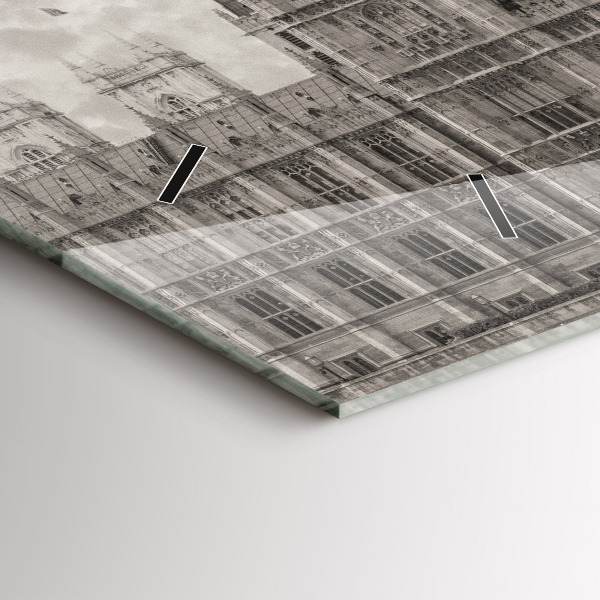 Horizontal wall clock London England Big Ben