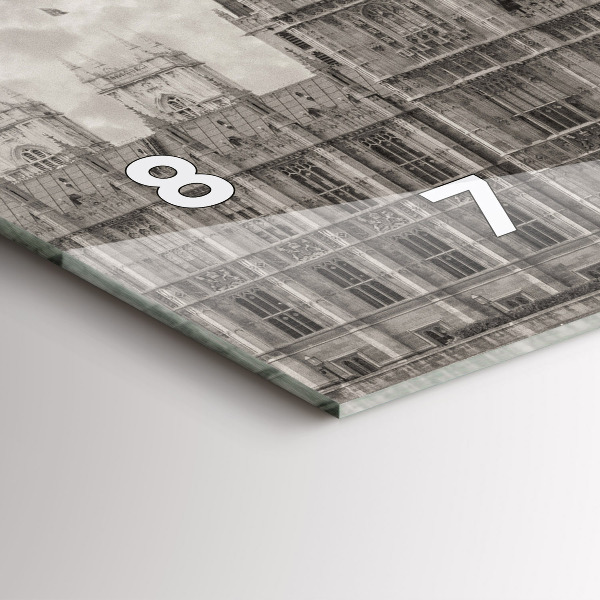 Horizontal wall clock London England Big Ben