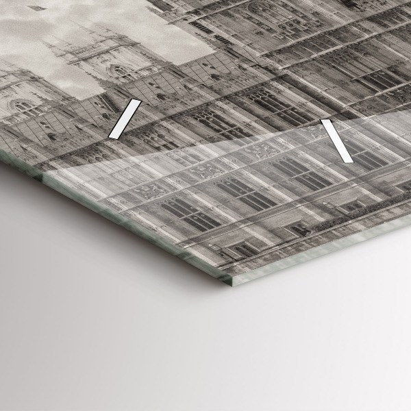 Horizontal wall clock London England Big Ben