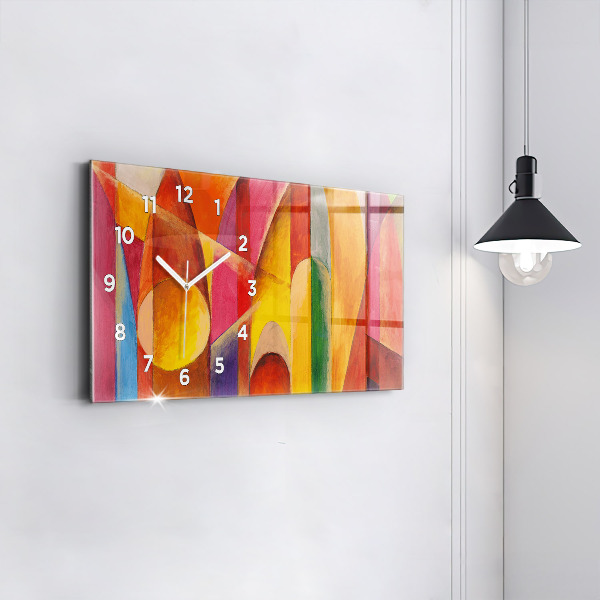Horizontal wall clock Art Decoration Abstraction